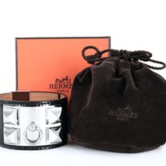 Hermes Accessories - Hermes CDC Bracelet Alligator Collier De Chien Aut